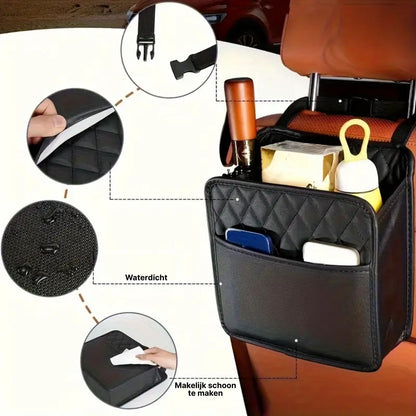 Navorra™ Luxe Car Seat Organizer – Multifunctional Car Storage Bag